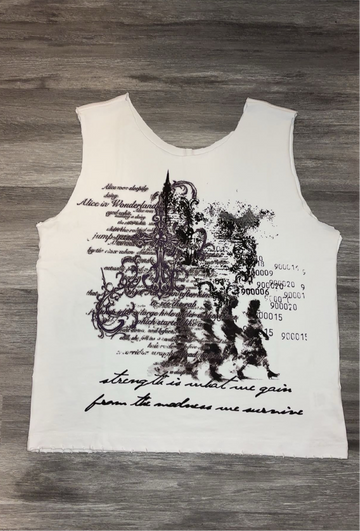 “SAINT “ sleeveless/ collar